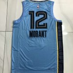 NBA 12 Morant Memphis Grizzlies Statement Edition authentique Maillot bleu